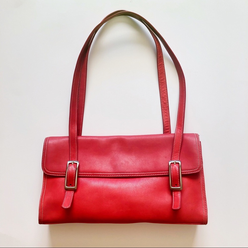 Tignanello Red Genuine Leather purse